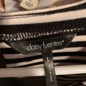 Black and white stripe dress